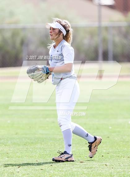 Thumbnail 3 in Valley Christian vs Combs (Chandler Prep Softball Classic)  photogallery.