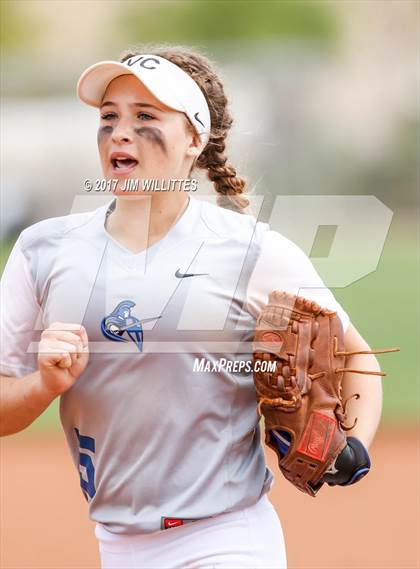 Thumbnail 2 in Valley Christian vs Combs (Chandler Prep Softball Classic)  photogallery.