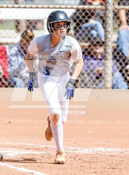 Thumbnail 1 in Valley Christian vs Combs (Chandler Prep Softball Classic)  photogallery.