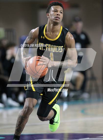 Thumbnail 1 in Sunrise Christian Academy vs. St. Frances Academy (City of Palms Classic) photogallery.