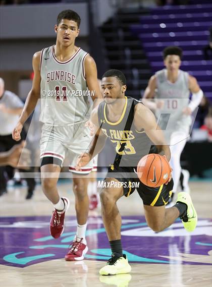 Thumbnail 3 in Sunrise Christian Academy vs. St. Frances Academy (City of Palms Classic) photogallery.