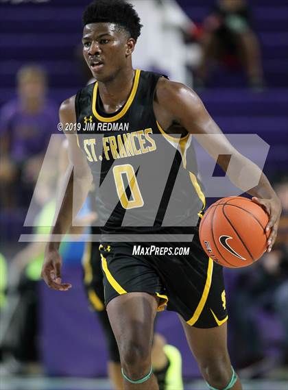 Thumbnail 2 in Sunrise Christian Academy vs. St. Frances Academy (City of Palms Classic) photogallery.