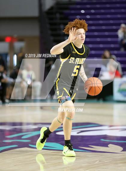 Thumbnail 1 in Sunrise Christian Academy vs. St. Frances Academy (City of Palms Classic) photogallery.