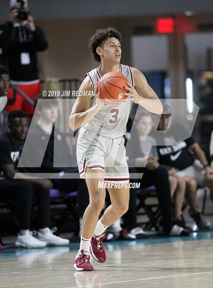 Thumbnail 2 in Sunrise Christian Academy vs. St. Frances Academy (City of Palms Classic) photogallery.