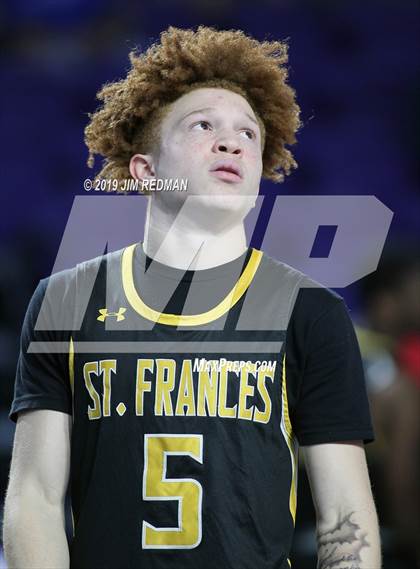 Thumbnail 1 in Sunrise Christian Academy vs. St. Frances Academy (City of Palms Classic) photogallery.