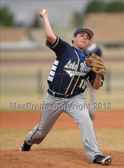 Thumbnail 3 in Lake Mead Academy vs. Victor Valley Christian (Spring Slam Tournament) photogallery.