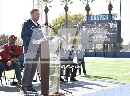 Thumbnail 2 in St. John Bosco National Champions Presentation photogallery.