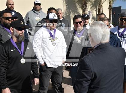 Thumbnail 2 in St. John Bosco National Champions Presentation photogallery.