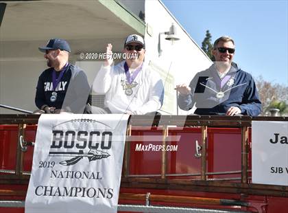 Thumbnail 1 in St. John Bosco National Champions Presentation photogallery.