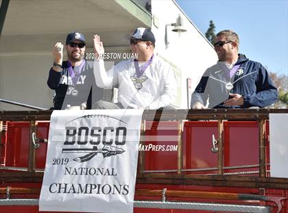 Thumbnail 3 in St. John Bosco National Champions Presentation photogallery.