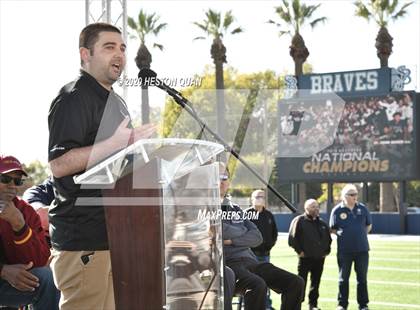 Thumbnail 2 in St. John Bosco National Champions Presentation photogallery.