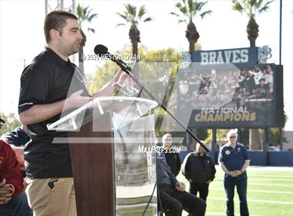 Thumbnail 2 in St. John Bosco National Champions Presentation photogallery.