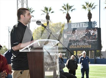 Thumbnail 1 in St. John Bosco National Champions Presentation photogallery.