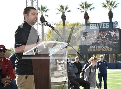 Thumbnail 3 in St. John Bosco National Champions Presentation photogallery.