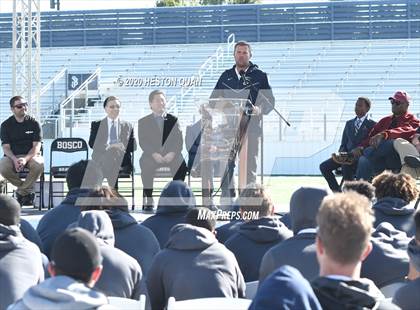 Thumbnail 2 in St. John Bosco National Champions Presentation photogallery.