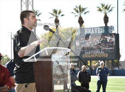 Thumbnail 3 in St. John Bosco National Champions Presentation photogallery.