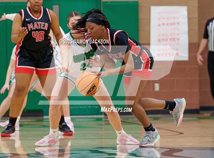 Thumbnail 3 in Mater Academy East Las Vegas vs Virgin Valley (2025 NIAA Southern Regional Championship) photogallery.