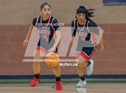 Thumbnail 2 in Mater Academy East Las Vegas vs Virgin Valley (2025 NIAA Southern Regional Championship) photogallery.