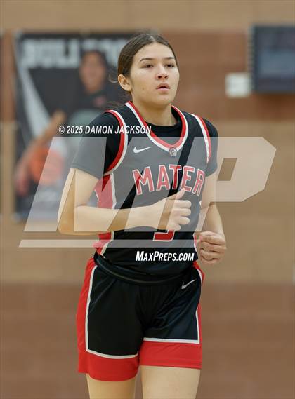 Thumbnail 1 in Mater Academy East Las Vegas vs Virgin Valley (2025 NIAA Southern Regional Championship) photogallery.