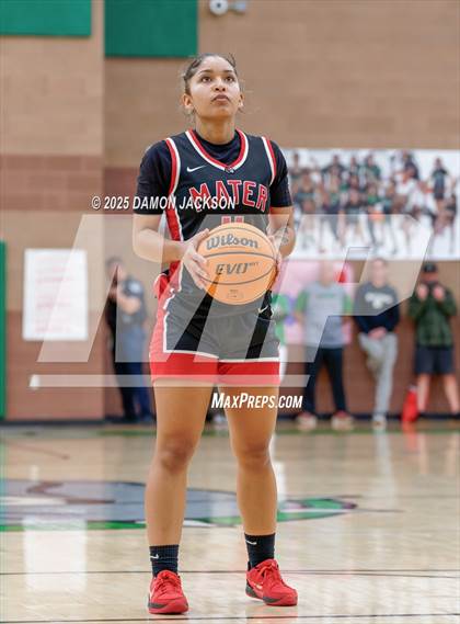 Thumbnail 3 in Mater Academy East Las Vegas vs Virgin Valley (2025 NIAA Southern Regional Championship) photogallery.