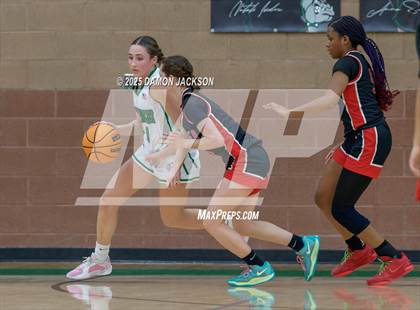 Thumbnail 1 in Mater Academy East Las Vegas vs Virgin Valley (2025 NIAA Southern Regional Championship) photogallery.