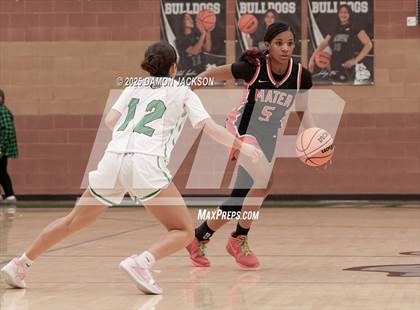 Thumbnail 2 in Mater Academy East Las Vegas vs Virgin Valley (2025 NIAA Southern Regional Championship) photogallery.
