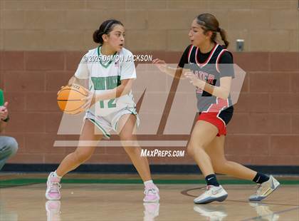 Thumbnail 1 in Mater Academy East Las Vegas vs Virgin Valley (2025 NIAA Southern Regional Championship) photogallery.