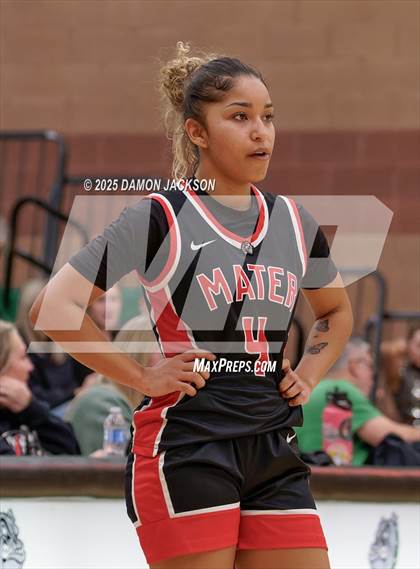 Thumbnail 1 in Mater Academy East Las Vegas vs Virgin Valley (2025 NIAA Southern Regional Championship) photogallery.