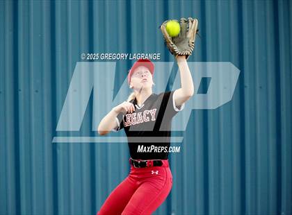 Thumbnail 1 in Mansfield Legacy vs Guyer (UIL 6A Softball Regional Semi-Finals Division II) Game 3 photogallery.