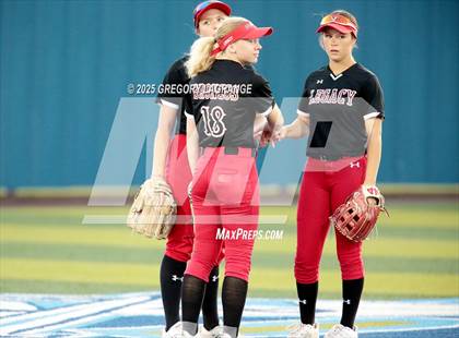 Thumbnail 3 in Mansfield Legacy vs Guyer (UIL 6A Softball Regional Semi-Finals Division II) Game 3 photogallery.