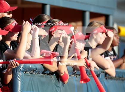 Thumbnail 2 in Mansfield Legacy vs Guyer (UIL 6A Softball Regional Semi-Finals Division II) Game 3 photogallery.