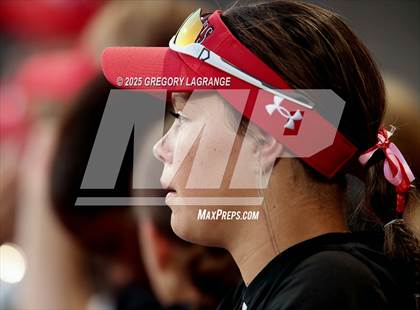 Thumbnail 2 in Mansfield Legacy vs Guyer (UIL 6A Softball Regional Semi-Finals Division II) Game 3 photogallery.