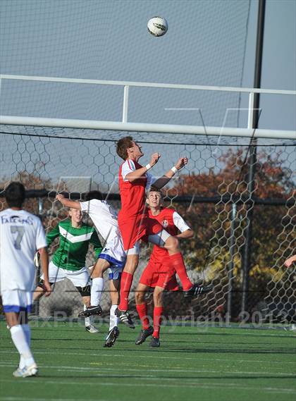 Thumbnail 2 in Highlands Ranch vs. Denver East (CHSAA 5A First Round) photogallery.