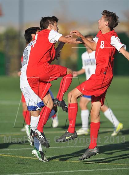Thumbnail 3 in Highlands Ranch vs. Denver East (CHSAA 5A First Round) photogallery.