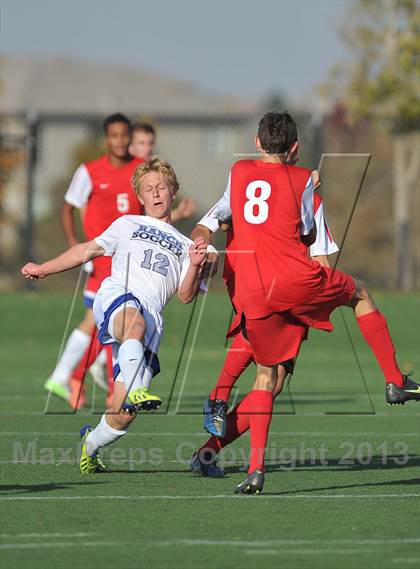 Thumbnail 1 in Highlands Ranch vs. Denver East (CHSAA 5A First Round) photogallery.