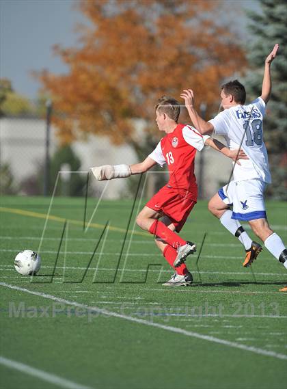 Thumbnail 1 in Highlands Ranch vs. Denver East (CHSAA 5A First Round) photogallery.