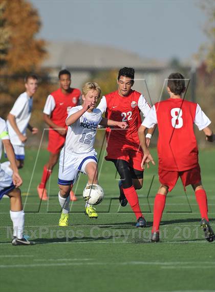 Thumbnail 2 in Highlands Ranch vs. Denver East (CHSAA 5A First Round) photogallery.