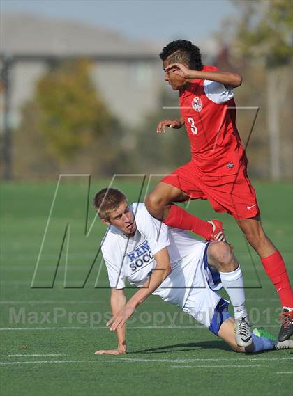 Thumbnail 1 in Highlands Ranch vs. Denver East (CHSAA 5A First Round) photogallery.