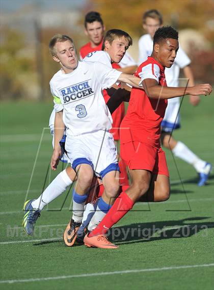 Thumbnail 1 in Highlands Ranch vs. Denver East (CHSAA 5A First Round) photogallery.