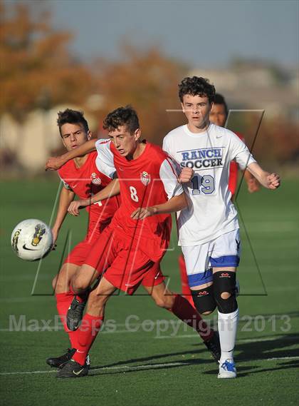 Thumbnail 2 in Highlands Ranch vs. Denver East (CHSAA 5A First Round) photogallery.