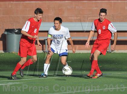 Thumbnail 2 in Highlands Ranch vs. Denver East (CHSAA 5A First Round) photogallery.