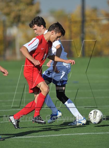 Thumbnail 1 in Highlands Ranch vs. Denver East (CHSAA 5A First Round) photogallery.