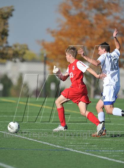 Thumbnail 3 in Highlands Ranch vs. Denver East (CHSAA 5A First Round) photogallery.