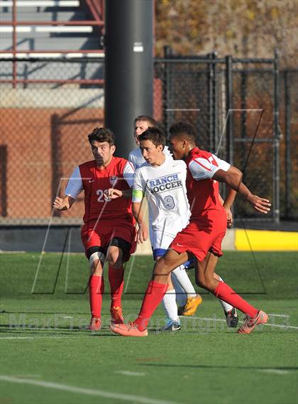 Thumbnail 3 in Highlands Ranch vs. Denver East (CHSAA 5A First Round) photogallery.