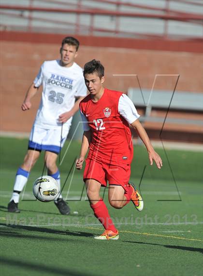 Thumbnail 1 in Highlands Ranch vs. Denver East (CHSAA 5A First Round) photogallery.