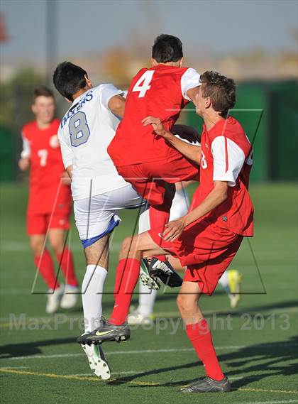 Thumbnail 2 in Highlands Ranch vs. Denver East (CHSAA 5A First Round) photogallery.