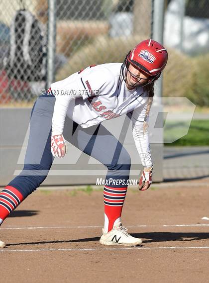 Thumbnail 2 in Las Plumas vs. Enterprise (Pleasant Valley Tournament) photogallery.