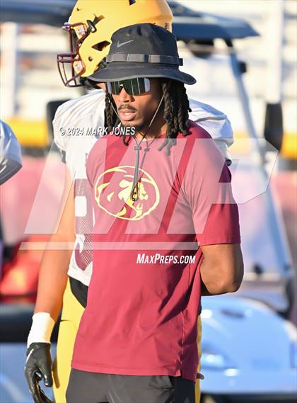 Thumbnail 3 in Red Mountain vs. Mountain Pointe (Scrimmage at Mountain Pointe) photogallery.