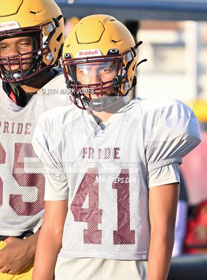 Thumbnail 1 in Red Mountain vs. Mountain Pointe (Scrimmage at Mountain Pointe) photogallery.