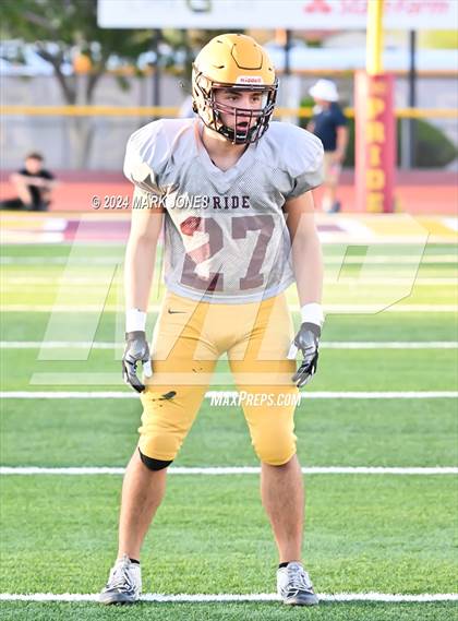 Thumbnail 1 in Red Mountain vs. Mountain Pointe (Scrimmage at Mountain Pointe) photogallery.